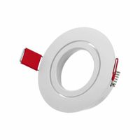 Inbouwspot wit kantelbaar rond voor 50mm lamp 93mm 148-569