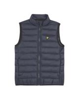 Lyle & Scott winter gilet jongens - donker navy blauw - gewatteerd Lyle & Scott winter gilet jongens - donker navy blauw - gewatteerd
