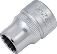 HAZET Dopsleutel 880Z-9 · 3/8 inch (10 mm) vierkant hol · Buitentwaalfkant tractieprofiel · SW 9 mm