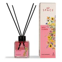 Air Space - Parfum - Geurstokjes - Huisgeur - Huisparfum - Wildflower - Vierkant - 100ml - thumbnail