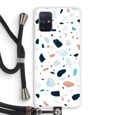 Terrazzo N°13: Samsung Galaxy A71 Transparant Hoesje met koord