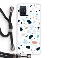 Terrazzo N°13: Samsung Galaxy A71 Transparant Hoesje met koord