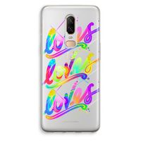 Loves: OnePlus 6 Transparant Hoesje Loves: OnePlus 6 Transparant Hoesje