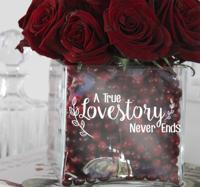 A True Love Story Muursticker
