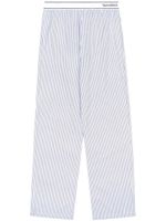 Sporty & Rich pantalon Serif Logo - Bleu