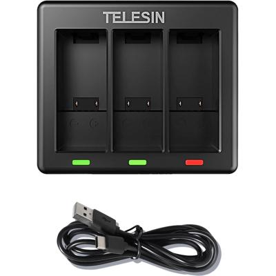 Telesin Charger For 3 Batteries - GoPro Hero 9/10/11/12