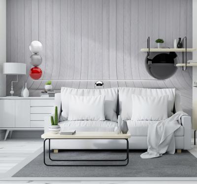 Fotobehang 3d balans met ballen