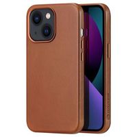 Dux Ducis Naples iPhone 13 Leren Gecoate Case - Bruin - thumbnail