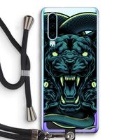 Cougar and Vipers: Huawei P30 Transparant Hoesje met koord
