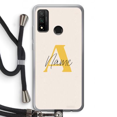 Amber Script: Huawei P Smart (2020) Transparant Hoesje met koord