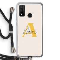 Amber Script: Huawei P Smart (2020) Transparant Hoesje met koord