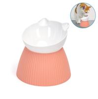 Nobleza Kattenvoerbak met hoge schuine kom - Roze