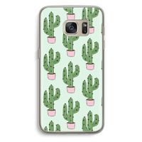 Cactus Lover: Samsung Galaxy S7 Transparant Hoesje