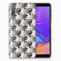 Samsung Galaxy A7 (2018) TPU Hoesje Salamander Grey