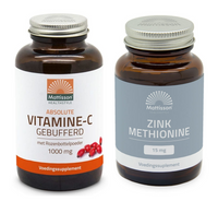 Mattisson HealthStyle - Vitamine-C Gebufferd Capsules en Zink Methionine Capsules -
