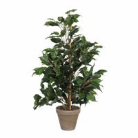 Groene ficus kunstplant 65 cm - Kunstplanten