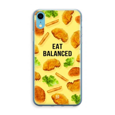 Eat Balanced: iPhone XR Transparant Hoesje