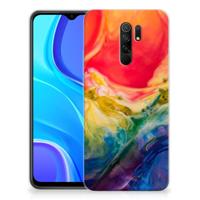 Smartphone hoesje Xiaomi Redmi 9 Watercolor Dark