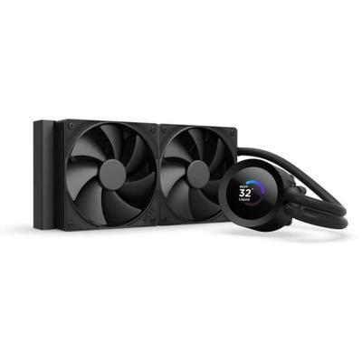 Waterkoeling - NZXT - Kraken Plus 240 - Aanpasbaar 1,54" LCD-scherm - Zwart - Verbeterde prestaties