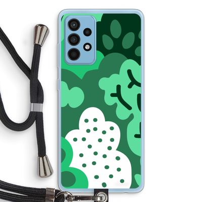 Bushes: Samsung Galaxy A52 Transparant Hoesje met koord
