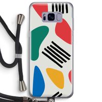 Illustratieve pop 1: Samsung Galaxy S8 Plus Transparant Hoesje met koord