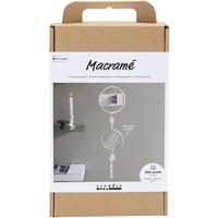 Creativ Company Hobbyset macramé, mobiel, grijs, off white, 1 doos