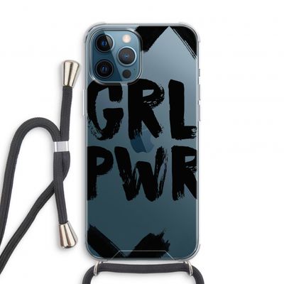 Girl Power #2: iPhone 12 Pro Transparant Hoesje met koord