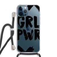 Girl Power #2: iPhone 12 Pro Transparant Hoesje met koord