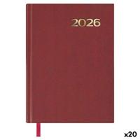 Agenda DOHE SÍNTEX Bordeaux 14 x 20 cm 2026 (20 Stuks)