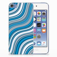 Apple iPod Touch 5 | 6 TPU bumper Waves Blue - thumbnail