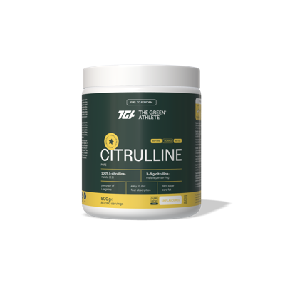 The Green Athlete Performance Poeder L-Citrulline-Malate 500gr The Green Athlete Performance Poeder L-Citrulline-Malate 500gr