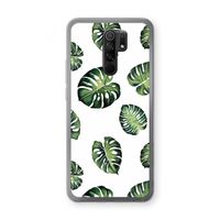 Tropische bladeren: Xiaomi Redmi 9 Transparant Hoesje