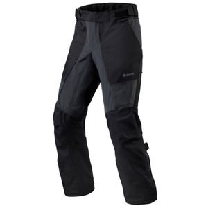 REV'IT! Echelon GTX pants, Gore-Tex® motorbroek heren, Zwart Antraciet kort