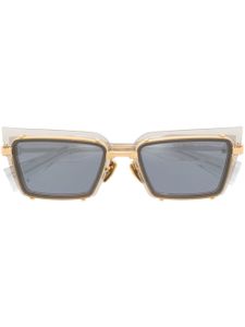 Balmain Eyewear lunettes de soleil Admirable à monture rectangulaire - Gris