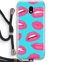 Bite my lip: Samsung Galaxy J3 (2017) Transparant Hoesje met koord