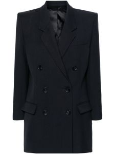 ISABEL MARANT blazer en coton Robine à boutonnière croisée - Noir