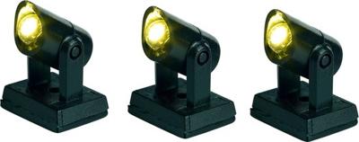 Spot light warm white 3 pieces battery operated - l1,5xb1xh1,5cm - Mica decorations