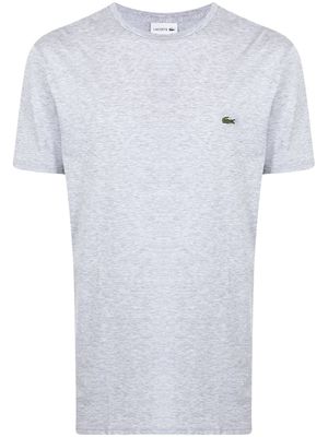 Lacoste t-shirt à patch logo - Gris