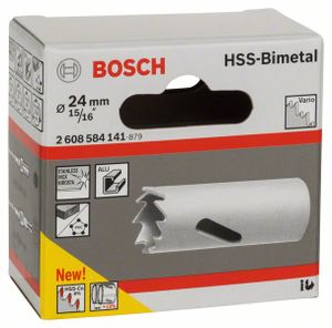Bosch Accessoires Gatzaag HSS-bimetaal voor standaardadapter 24 mm, 15/16" 1st - 2608584141
