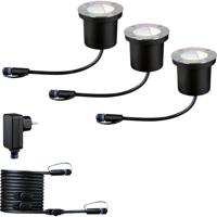 Paulmann Boden Einbauleuchten Starterset RGBW 94275 Verlichtingssysteem Plug&Shine ZigBee LED 3.6 W Warmwit Zilver Paulmann Boden Einbauleuchten Starterset RGBW 94275 Verlichtingssysteem Plug&Shine ZigBee LED 3.6 W Warmwit Zilver