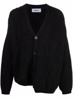 AMBUSH cardigan à détail de logo - Noir