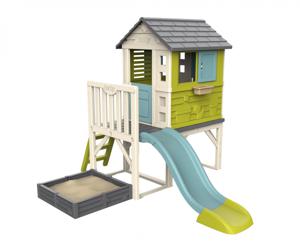 Smoby Square House On Stilts speelhuis met zandbak