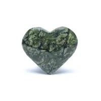 Edelstenen Hart Groene Serpentijn - 5 cm