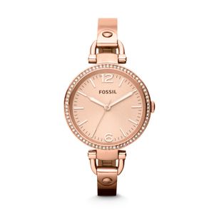 Horlogeband Fossil ES3226 / Georgia Staal Rosé 8mm