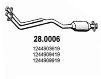 Katalysator ASSO, Inbouwplaats: Voor, u.a. fÃ¼r Mercedes-Benz