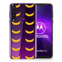 Motorola One Macro | Siliconen Case | Banana