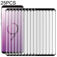 25 stuks voor Galaxy Note9 0.3 mm 9H oppervlakte hardheid 3D gebogen rand volledig scherm gehard glas film