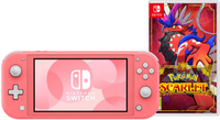 Nintendo Switch Lite Koraal + Pokémon Scarlet