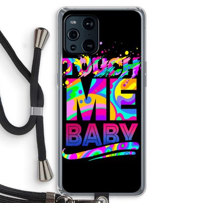 Touch Me: Oppo Find X3 Transparant Hoesje met koord