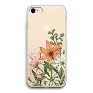 Floral bouquet: iPhone 7 Transparant Hoesje